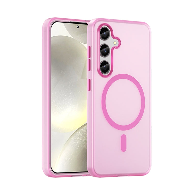 MagSafe Frosted Translucent TPU + PC Full Coverage Phone Case, For Samsung Galaxy S25 Ultra, For Samsung Galaxy S24 FE 5G, For Samsung Galaxy S24 Ultra 5G, For Samsung Galaxy S24+ 5G, For Samsung Galaxy S24 5G