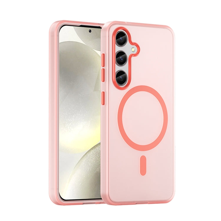 MagSafe Frosted Translucent TPU + PC Full Coverage Phone Case, For Samsung Galaxy S25 Ultra, For Samsung Galaxy S24 FE 5G, For Samsung Galaxy S24 Ultra 5G, For Samsung Galaxy S24+ 5G, For Samsung Galaxy S24 5G