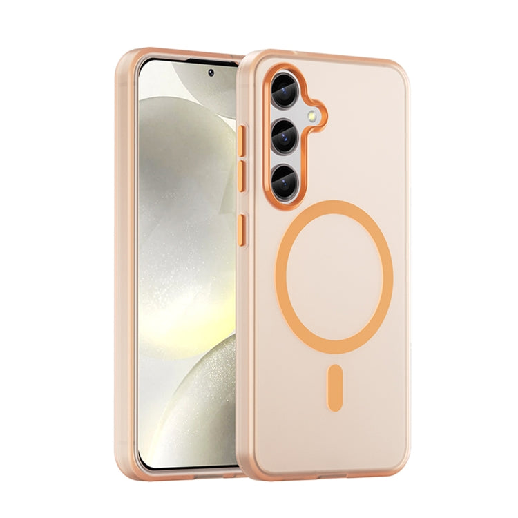 MagSafe Frosted Translucent TPU + PC Full Coverage Phone Case, For Samsung Galaxy S25 Ultra, For Samsung Galaxy S24 FE 5G, For Samsung Galaxy S24 Ultra 5G, For Samsung Galaxy S24+ 5G, For Samsung Galaxy S24 5G