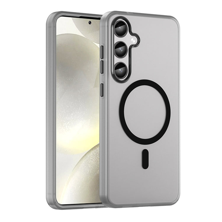 MagSafe Frosted Translucent TPU + PC Full Coverage Phone Case, For Samsung Galaxy S25 Ultra, For Samsung Galaxy S24 FE 5G, For Samsung Galaxy S24 Ultra 5G, For Samsung Galaxy S24+ 5G, For Samsung Galaxy S24 5G
