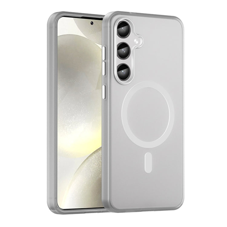 MagSafe Frosted Translucent TPU + PC Full Coverage Phone Case, For Samsung Galaxy S25 Ultra, For Samsung Galaxy S24 FE 5G, For Samsung Galaxy S24 Ultra 5G, For Samsung Galaxy S24+ 5G, For Samsung Galaxy S24 5G