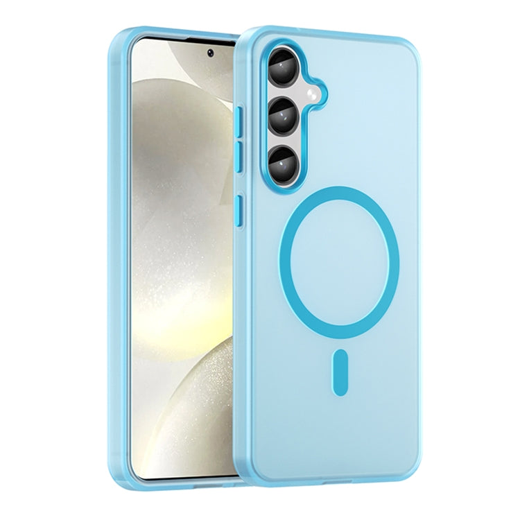 MagSafe Frosted Translucent TPU + PC Full Coverage Phone Case, For Samsung Galaxy S25 Ultra, For Samsung Galaxy S24 FE 5G, For Samsung Galaxy S24 Ultra 5G, For Samsung Galaxy S24+ 5G, For Samsung Galaxy S24 5G