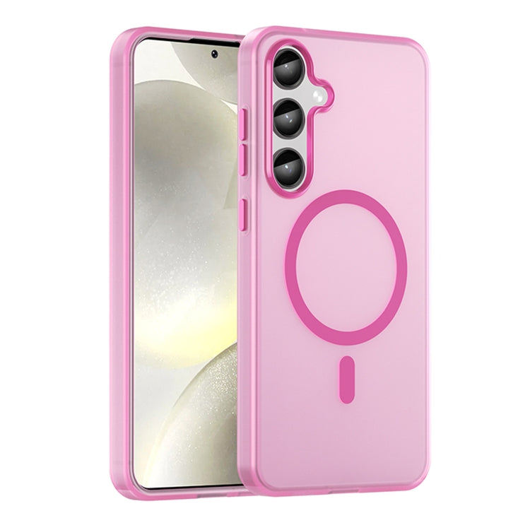 MagSafe Frosted Translucent TPU + PC Full Coverage Phone Case, For Samsung Galaxy S25 Ultra, For Samsung Galaxy S24 FE 5G, For Samsung Galaxy S24 Ultra 5G, For Samsung Galaxy S24+ 5G, For Samsung Galaxy S24 5G