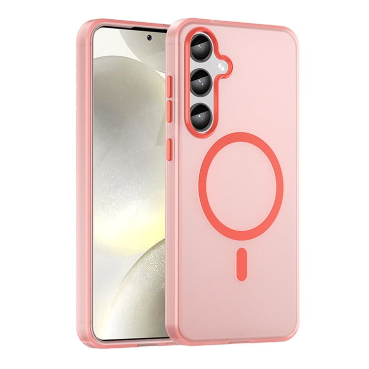 MagSafe Frosted Translucent TPU + PC Full Coverage Phone Case, For Samsung Galaxy S25 Ultra, For Samsung Galaxy S24 FE 5G, For Samsung Galaxy S24 Ultra 5G, For Samsung Galaxy S24+ 5G, For Samsung Galaxy S24 5G