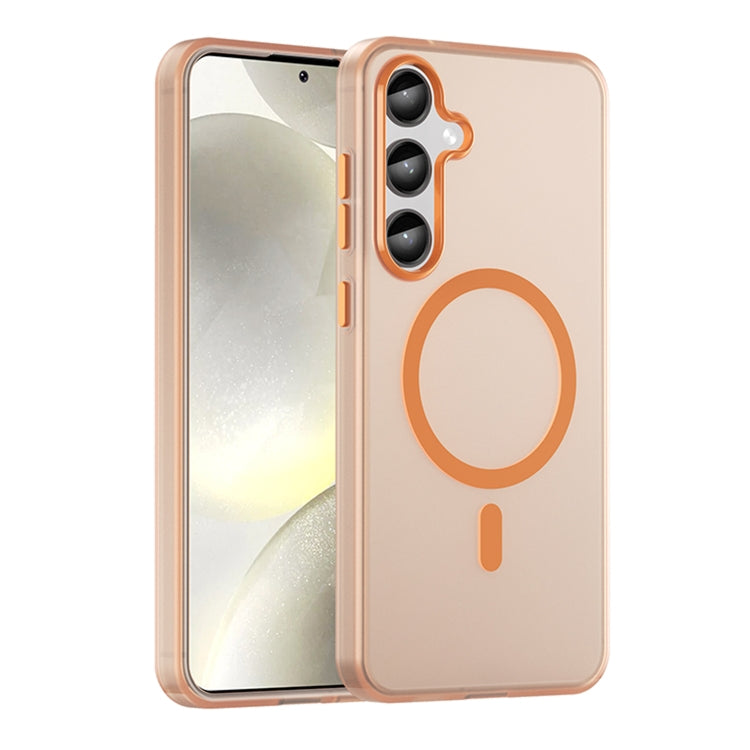 MagSafe Frosted Translucent TPU + PC Full Coverage Phone Case, For Samsung Galaxy S25 Ultra, For Samsung Galaxy S24 FE 5G, For Samsung Galaxy S24 Ultra 5G, For Samsung Galaxy S24+ 5G, For Samsung Galaxy S24 5G