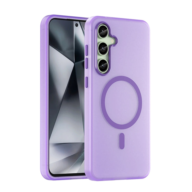 MagSafe Frosted Translucent TPU + PC Full Coverage Phone Case, For Samsung Galaxy S25 Ultra, For Samsung Galaxy S24 FE 5G, For Samsung Galaxy S24 Ultra 5G, For Samsung Galaxy S24+ 5G, For Samsung Galaxy S24 5G