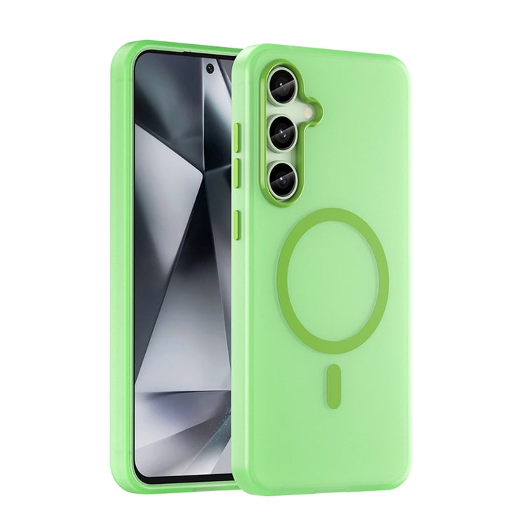MagSafe Frosted Translucent TPU + PC Full Coverage Phone Case, For Samsung Galaxy S25 Ultra, For Samsung Galaxy S24 FE 5G, For Samsung Galaxy S24 Ultra 5G, For Samsung Galaxy S24+ 5G, For Samsung Galaxy S24 5G