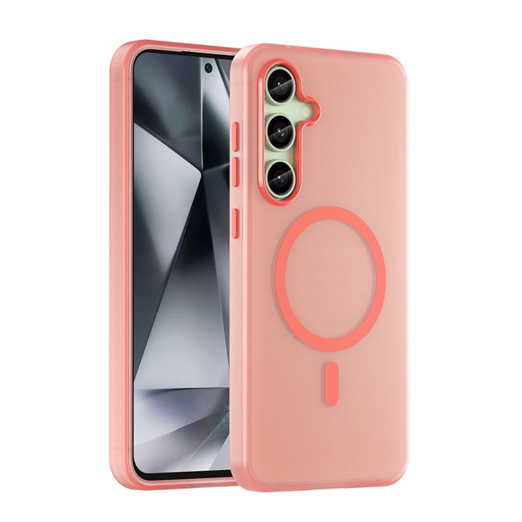 MagSafe Frosted Translucent TPU + PC Full Coverage Phone Case, For Samsung Galaxy S25 Ultra, For Samsung Galaxy S24 FE 5G, For Samsung Galaxy S24 Ultra 5G, For Samsung Galaxy S24+ 5G, For Samsung Galaxy S24 5G