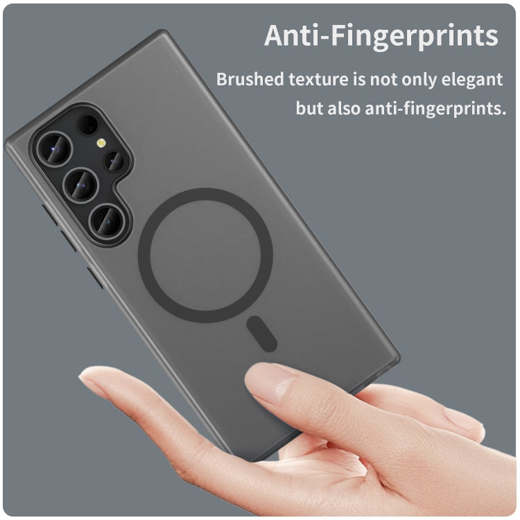 MagSafe Frosted Translucent TPU + PC Full Coverage Phone Case, For Samsung Galaxy S23 Ultra 5G, For Samsung Galaxy S23+ 5G, For Samsung Galaxy S23 5G