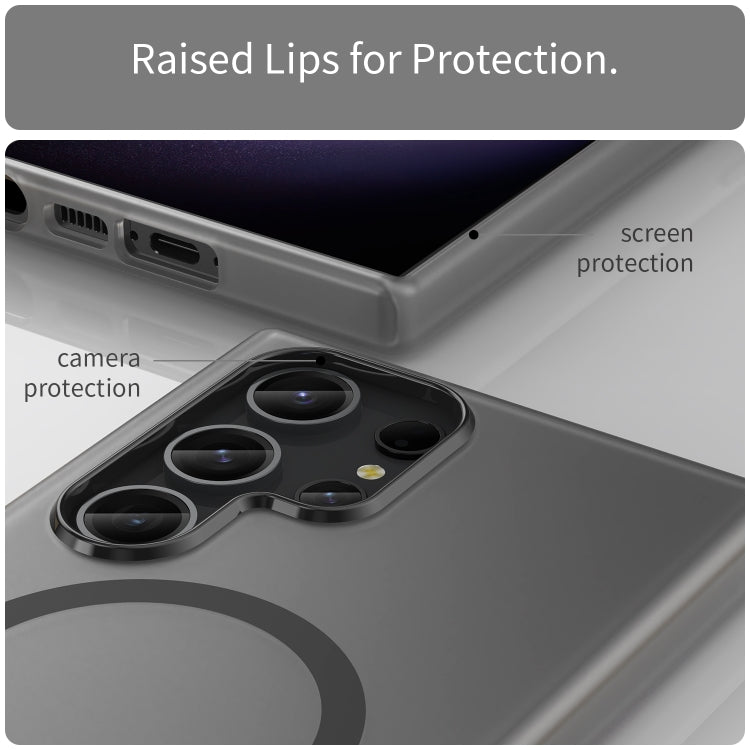 MagSafe Frosted Translucent TPU + PC Full Coverage Phone Case, For Samsung Galaxy S23 Ultra 5G, For Samsung Galaxy S23+ 5G, For Samsung Galaxy S23 5G
