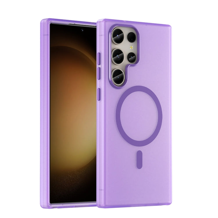 MagSafe Frosted Translucent TPU + PC Full Coverage Phone Case, For Samsung Galaxy S23 Ultra 5G, For Samsung Galaxy S23+ 5G, For Samsung Galaxy S23 5G