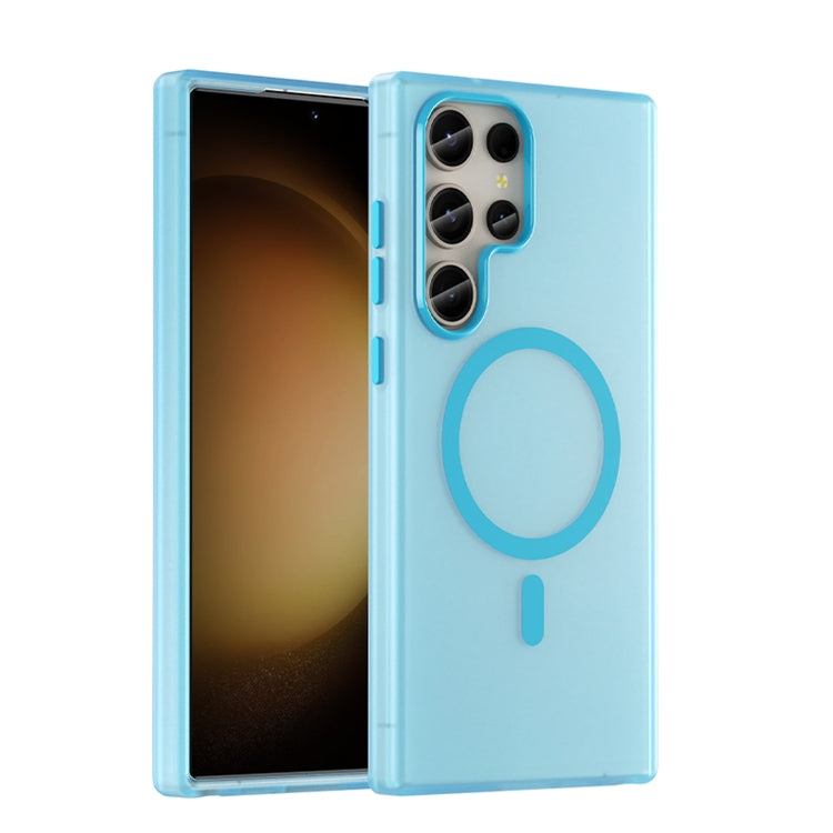 MagSafe Frosted Translucent TPU + PC Full Coverage Phone Case, For Samsung Galaxy S23 Ultra 5G, For Samsung Galaxy S23+ 5G, For Samsung Galaxy S23 5G