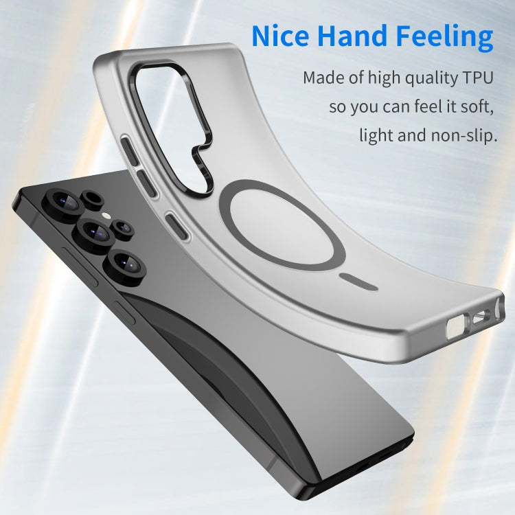MagSafe Frosted Translucent TPU + PC Full Coverage Phone Case, For Samsung Galaxy S25 Ultra, For Samsung Galaxy S24 FE 5G, For Samsung Galaxy S24 Ultra 5G, For Samsung Galaxy S24+ 5G, For Samsung Galaxy S24 5G