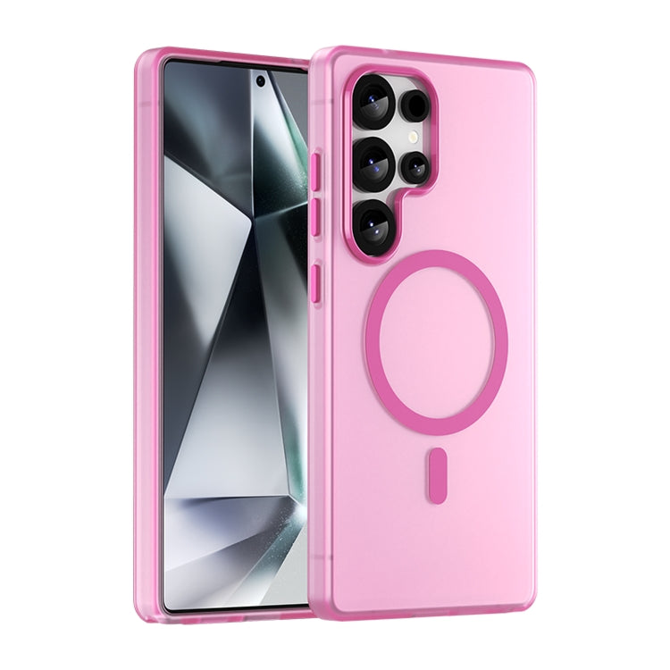 MagSafe Frosted Translucent TPU + PC Full Coverage Phone Case, For Samsung Galaxy S25 Ultra, For Samsung Galaxy S24 FE 5G, For Samsung Galaxy S24 Ultra 5G, For Samsung Galaxy S24+ 5G, For Samsung Galaxy S24 5G