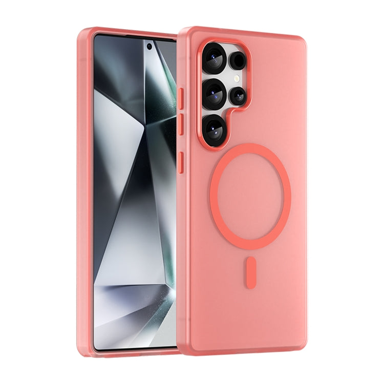 MagSafe Frosted Translucent TPU + PC Full Coverage Phone Case, For Samsung Galaxy S25 Ultra, For Samsung Galaxy S24 FE 5G, For Samsung Galaxy S24 Ultra 5G, For Samsung Galaxy S24+ 5G, For Samsung Galaxy S24 5G