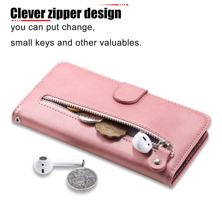 Fashion Calf Texture Zipper Horizontal Flip Leather Case with Holder & Card Slots & Wallet Function, For Motorola Moto E6s (2020), For Motorola Moto G8 Power Lite, For OPPO Reno3 Pro / Find X2 Neo, For OPPO Reno3 5G/ Find X2 Lite, For Xiaomi Redmi 9   ...