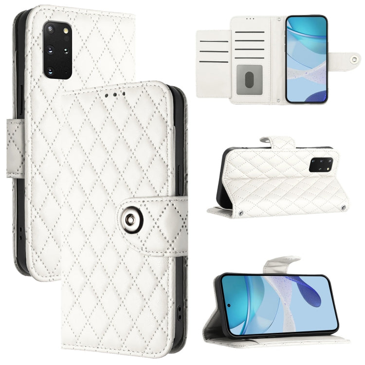 Rhombic Texture Flip Leather Phone Case with Lanyard, For Samsung Galaxy S21 Ultra 5G, For Samsung Galaxy S20 Ultra, For Samsung Galaxy S20, For Samsung Galaxy S20+, For Samsung Galaxy S10 Lite, For Samsung Galaxy S10e, For Samsung Galaxy S10+         ...