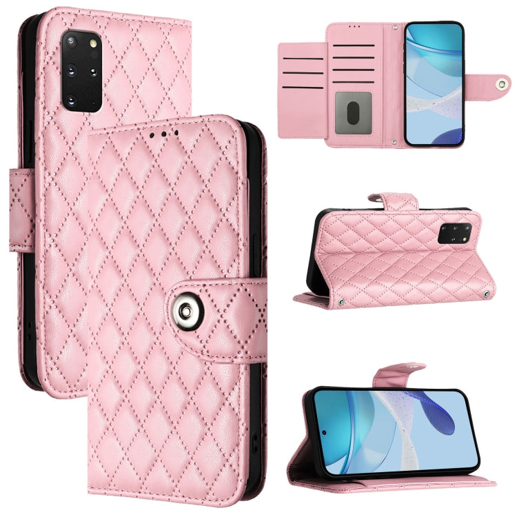 Rhombic Texture Flip Leather Phone Case with Lanyard, For Samsung Galaxy S21 Ultra 5G, For Samsung Galaxy S20 Ultra, For Samsung Galaxy S20, For Samsung Galaxy S20+, For Samsung Galaxy S10 Lite, For Samsung Galaxy S10e, For Samsung Galaxy S10+         ...