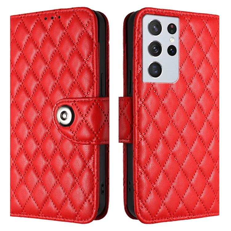 Rhombic Texture Flip Leather Phone Case with Lanyard, For Samsung Galaxy S21 Ultra 5G, For Samsung Galaxy S20 Ultra, For Samsung Galaxy S20, For Samsung Galaxy S20+, For Samsung Galaxy S10 Lite, For Samsung Galaxy S10e, For Samsung Galaxy S10+         ...