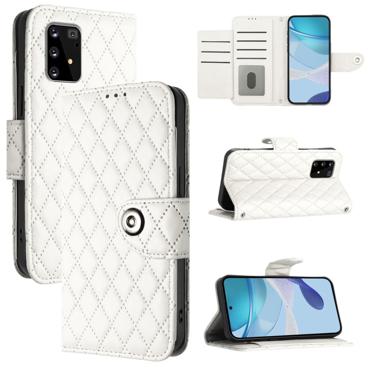Rhombic Texture Flip Leather Phone Case with Lanyard, For Samsung Galaxy S21 Ultra 5G, For Samsung Galaxy S20 Ultra, For Samsung Galaxy S20, For Samsung Galaxy S20+, For Samsung Galaxy S10 Lite, For Samsung Galaxy S10e, For Samsung Galaxy S10+         ...