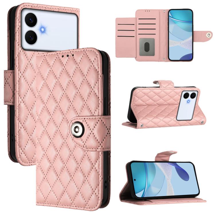 Rhombic Texture Flip Leather Phone Case with Lanyard, For Samsung Galaxy S26+ 5G, For Samsung Galaxy S26 Edge 5G, For Samsung Galaxy S26 Ultra 5G, For Samsung Galaxy S26 5G, For Samsung Galaxy S25 Edge 5G, For Samsung Galaxy S24 FE 5G                  ...