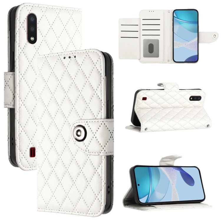 Rhombic Texture Flip Leather Phone Case with Lanyard, For Samsung Galaxy A21 EU, For Samsung Galaxy A01 EU, For Samsung Galaxy A91 / M80s, For Samsung Galaxy A81 / M60s, For Samsung Galaxy A71 4G, For Samsung Galaxy A51 4G / M40s                       ...