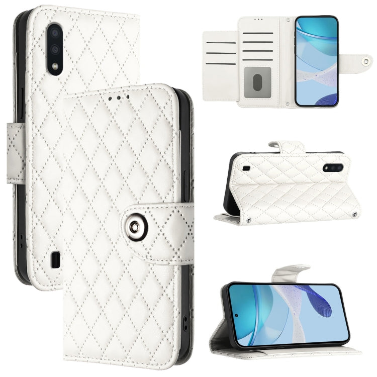 Rhombic Texture Flip Leather Phone Case with Lanyard, For Samsung Galaxy A50 / A30s / A50s, For Samsung Galaxy A20s, For Samsung Galaxy A20e / A10e, For Samsung Galaxy A40, For Samsung Galaxy A10 / M10 EU