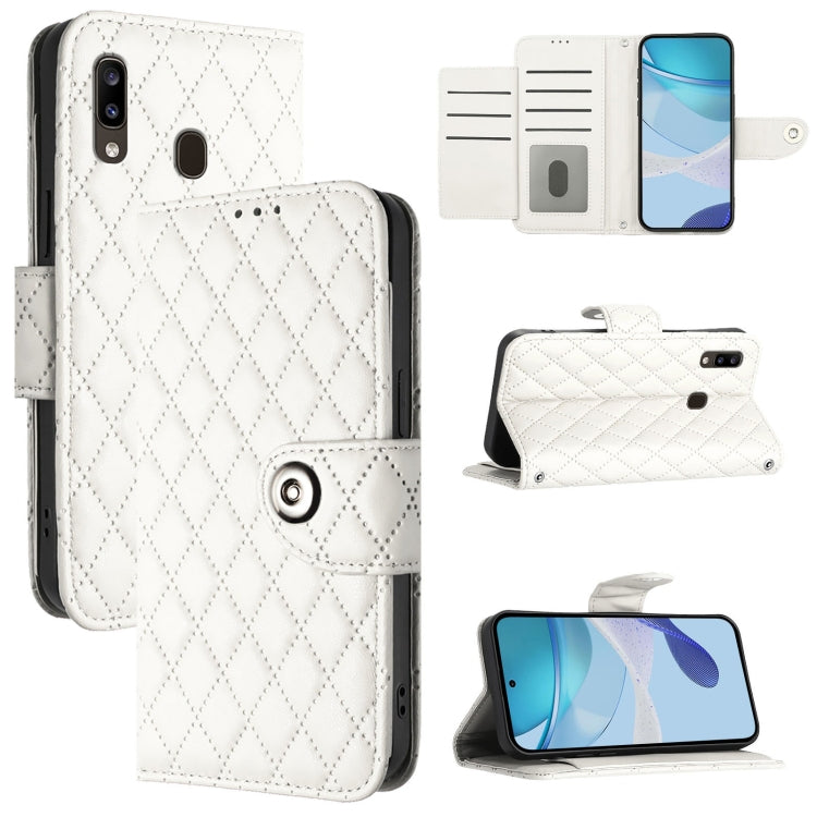 Rhombic Texture Flip Leather Phone Case with Lanyard, For Samsung Galaxy A21 EU, For Samsung Galaxy A01 EU, For Samsung Galaxy A91 / M80s, For Samsung Galaxy A81 / M60s, For Samsung Galaxy A71 4G, For Samsung Galaxy A51 4G / M40s                       ...