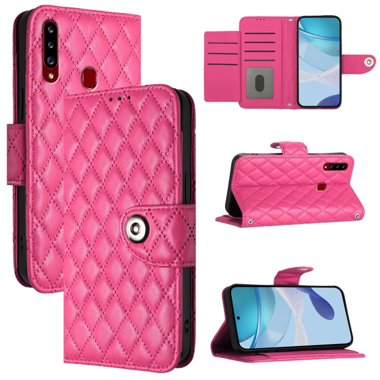 Rhombic Texture Flip Leather Phone Case with Lanyard, For Samsung Galaxy A50 / A30s / A50s, For Samsung Galaxy A20s, For Samsung Galaxy A20e / A10e, For Samsung Galaxy A40, For Samsung Galaxy A10 / M10 EU