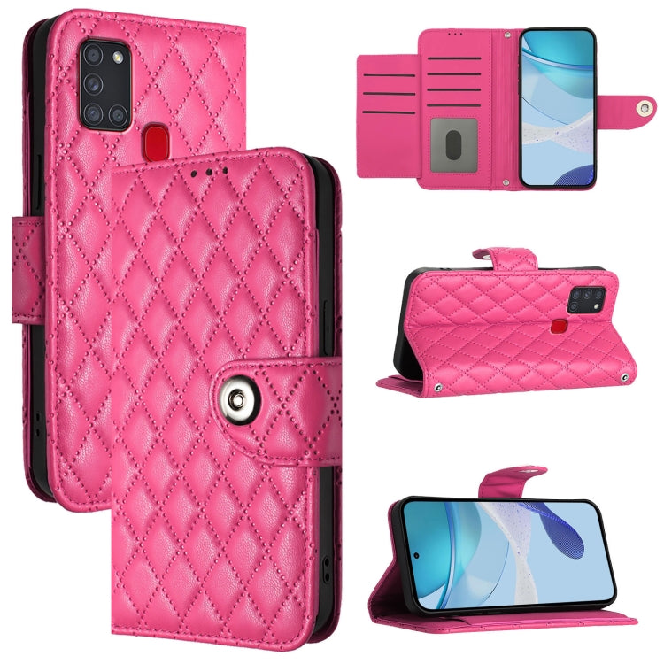 Rhombic Texture Flip Leather Phone Case with Lanyard, For Samsung Galaxy A02s 164mm, For Samsung Galaxy A02s 166mm, For Samsung Galaxy A10s / M01s, For Samsung Galaxy A21s, For Samsung Galaxy A51 5G, For Samsung Galaxy A71 5G, For Samsung Galaxy A31   ...