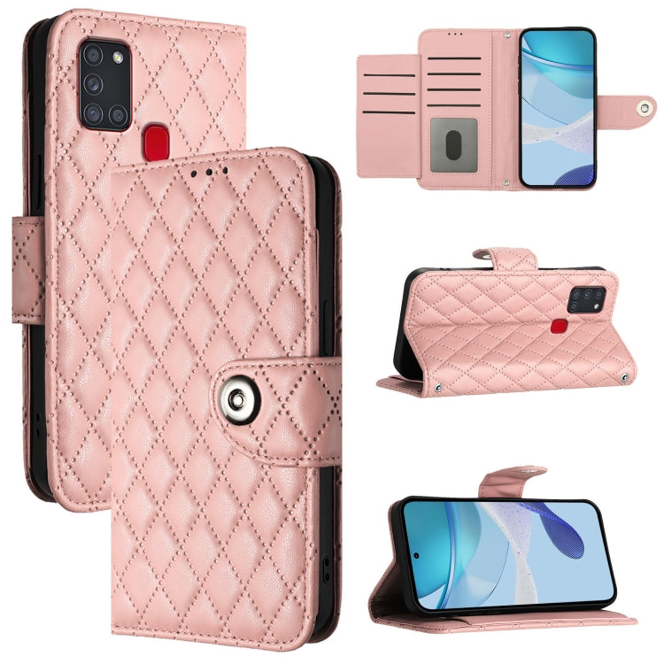 Rhombic Texture Flip Leather Phone Case with Lanyard, For Samsung Galaxy A02s 164mm, For Samsung Galaxy A02s 166mm, For Samsung Galaxy A10s / M01s, For Samsung Galaxy A21s, For Samsung Galaxy A51 5G, For Samsung Galaxy A71 5G, For Samsung Galaxy A31   ...