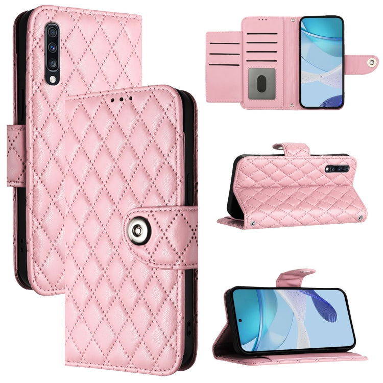 Rhombic Texture Flip Leather Phone Case with Lanyard, For Samsung Galaxy A21 EU, For Samsung Galaxy A01 EU, For Samsung Galaxy A91 / M80s, For Samsung Galaxy A81 / M60s, For Samsung Galaxy A71 4G, For Samsung Galaxy A51 4G / M40s                       ...