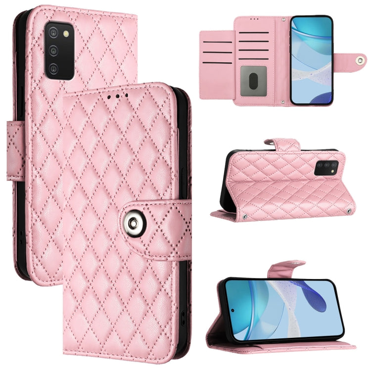 Rhombic Texture Flip Leather Phone Case with Lanyard, For Samsung Galaxy A32 5G / M32 5G, For Samsung Galaxy A03s 164mm, For Samsung Galaxy A41, For Samsung Galaxy A22 4G, For Samsung Galaxy A42 5G / M42 5G, For Samsung Galaxy A32 4G                   ...