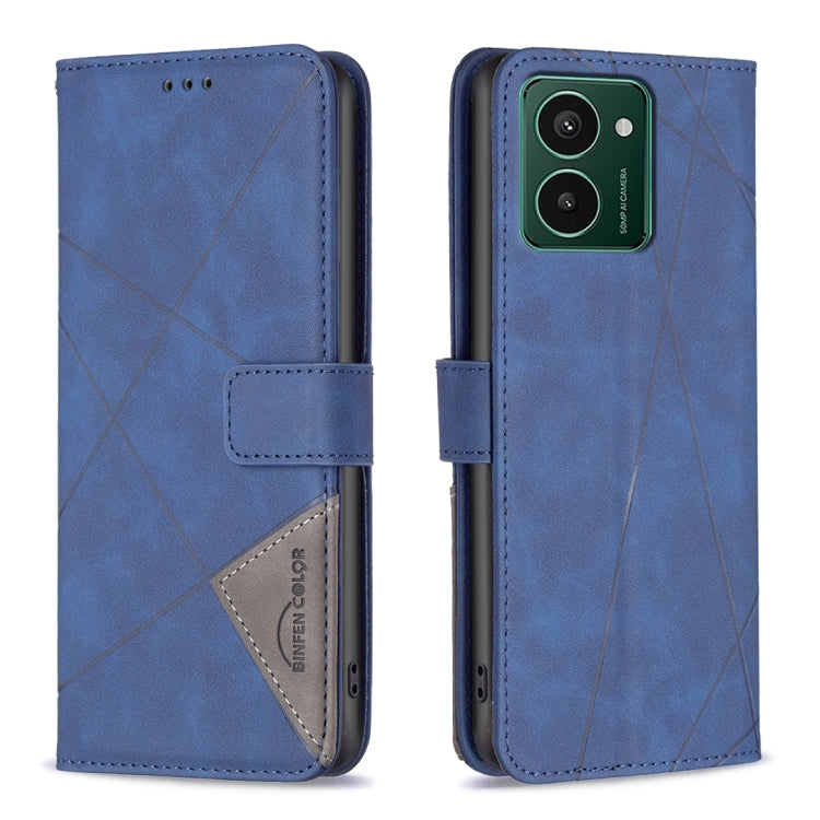 Magnetic Buckle Rhombus Texture Leather Phone Case, For HMD Pulse PRO / Pulse / Pulse+