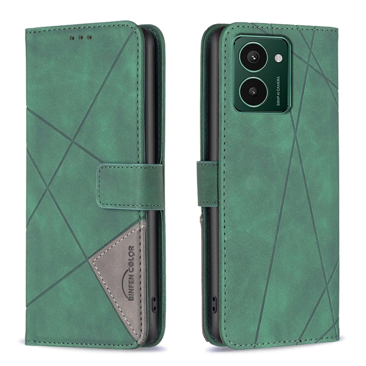 Magnetic Buckle Rhombus Texture Leather Phone Case, For HMD Pulse PRO / Pulse / Pulse+