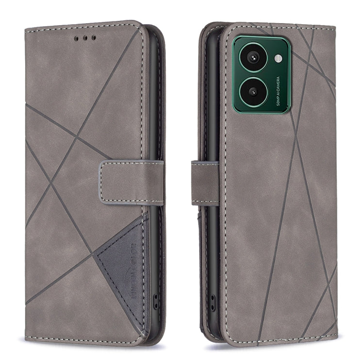 Magnetic Buckle Rhombus Texture Leather Phone Case, For HMD Pulse PRO / Pulse / Pulse+