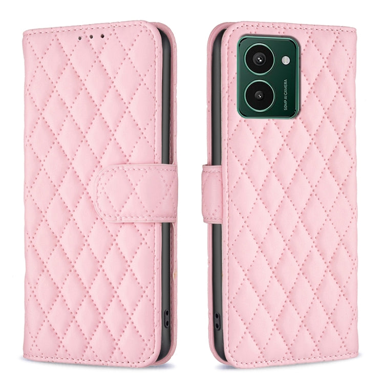 Diamond Lattice Wallet Flip Leather Phone Case, For HMD Pulse PRO / Pulse / Pulse+