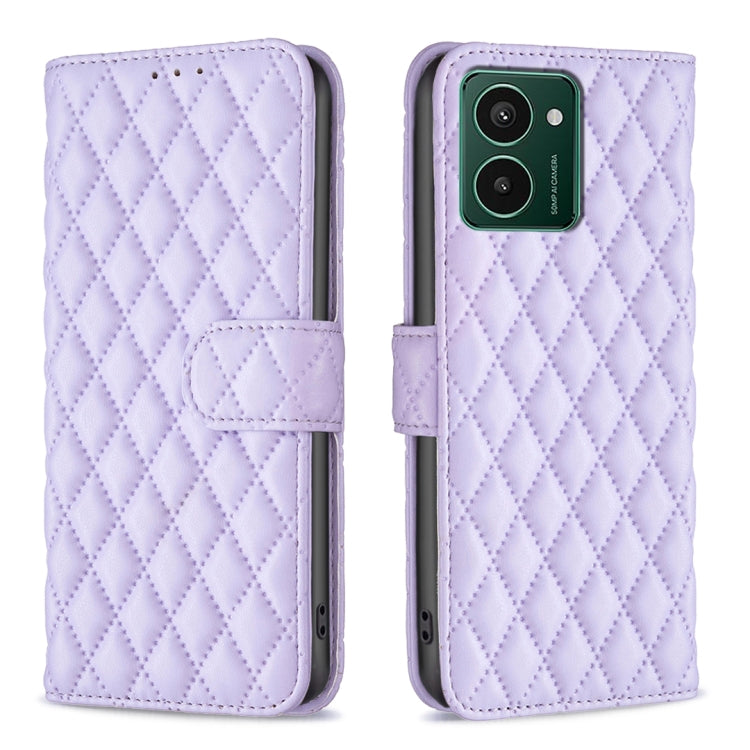 Diamond Lattice Wallet Flip Leather Phone Case, For HMD Pulse PRO / Pulse / Pulse+