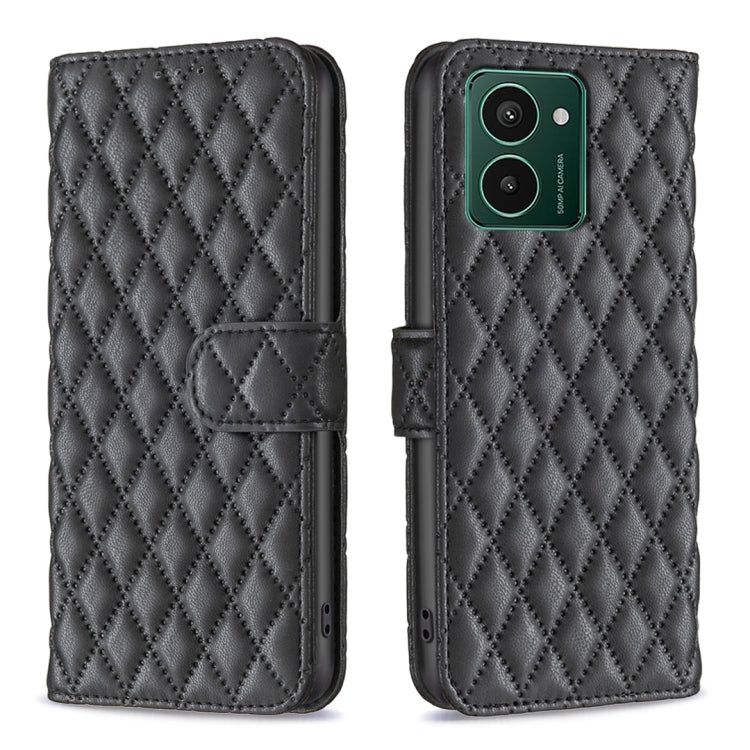 Diamond Lattice Wallet Flip Leather Phone Case, For HMD Pulse PRO / Pulse / Pulse+
