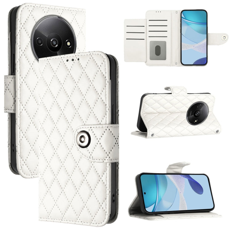 Rhombic Texture Flip Leather Phone Case with Lanyard, For Xiaomi Poco X7 5G, For Xiaomi 15 Ultra, For Xiaomi Poco X7 Pro 5G, For Xiaomi Poco M7 Pro 5G Global, For Xiaomi 14T Pro, For Xiaomi 14T, For Xiaomi Poco F6 5G, For Xiaomi Poco C61