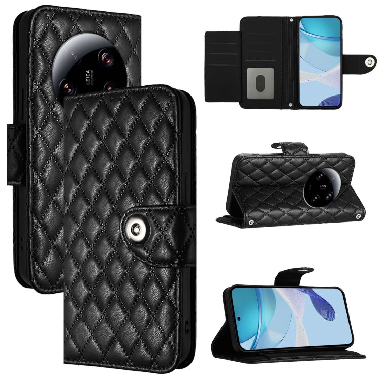 Rhombic Texture Flip Leather Phone Case with Lanyard, For Xiaomi Poco X4 GT, For Xiaomi Poco C51 / C50, For Xiaomi 13 Ultra, For Xiaomi Civi 3, For Xiaomi 13 Lite / Civi 2, For Xiaomi Poco M4 5G / Poco M5 4G, For Xiaomi 13 Pro, For Xiaomi 13