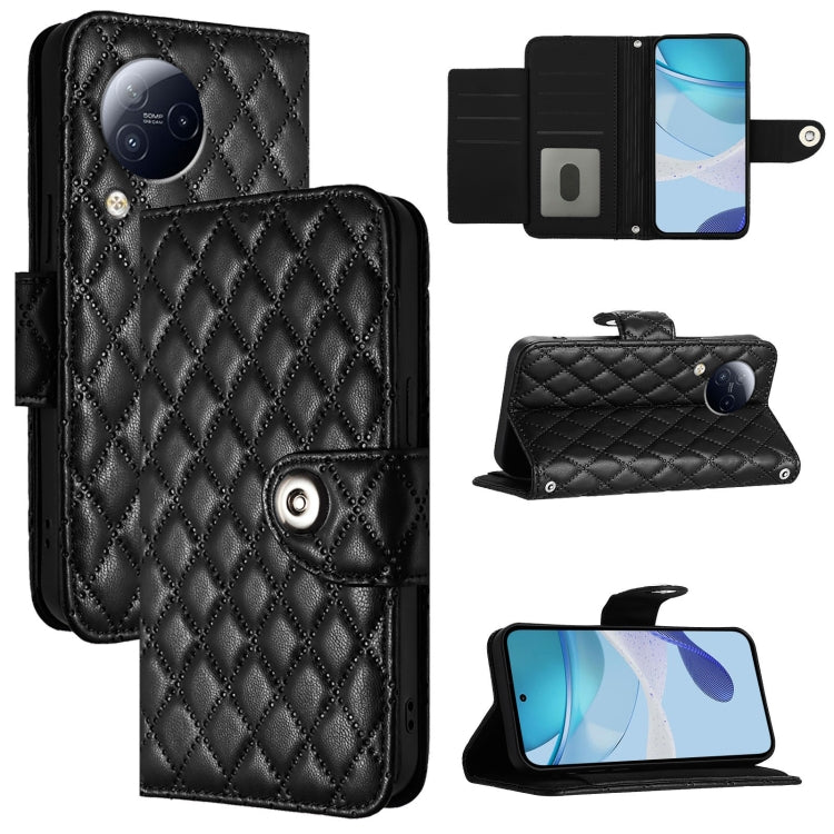 Rhombic Texture Flip Leather Phone Case with Lanyard, For Xiaomi Poco X4 GT, For Xiaomi Poco C51 / C50, For Xiaomi 13 Ultra, For Xiaomi Civi 3, For Xiaomi 13 Lite / Civi 2, For Xiaomi Poco M4 5G / Poco M5 4G, For Xiaomi 13 Pro, For Xiaomi 13