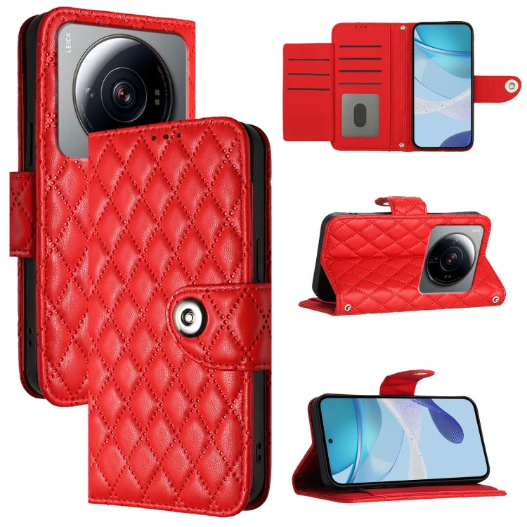 Rhombic Texture Flip Leather Phone Case with Lanyard, For Xiaomi 12T / 12T Pro, For Xiaomi Poco M5s, For Xiaomi 12S Ultra, For Xiaomi 12 Pro / 12S Pro, For Xiaomi 12 / 12X / 12S, For Xiaomi Poco X4 NFC, For Xiaomi 12 Lite, For Xiaomi Poco C40