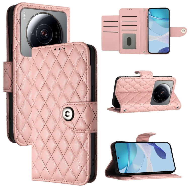 Rhombic Texture Flip Leather Phone Case with Lanyard, For Xiaomi 12T / 12T Pro, For Xiaomi Poco M5s, For Xiaomi 12S Ultra, For Xiaomi 12 Pro / 12S Pro, For Xiaomi 12 / 12X / 12S, For Xiaomi Poco X4 NFC, For Xiaomi 12 Lite, For Xiaomi Poco C40