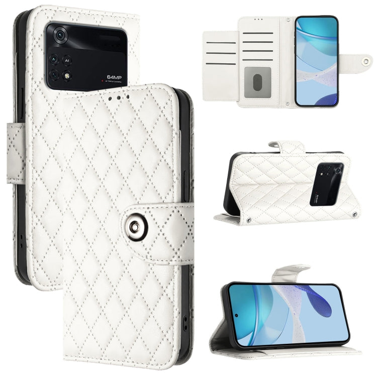 Rhombic Texture Flip Leather Phone Case with Lanyard, For Xiaomi Civi 1S, For Xiaomi Poco M4 Pro 5G, For Xiaomi Poco M4 Pro 4G, For Xiaomi Poco X4 Pro 5G, For Xiaomi Mi 11 Lite 4G / 5G, For Xiaomi 11 Lite 5G NE, For Xiaomi 11T / 11T Pro                ...