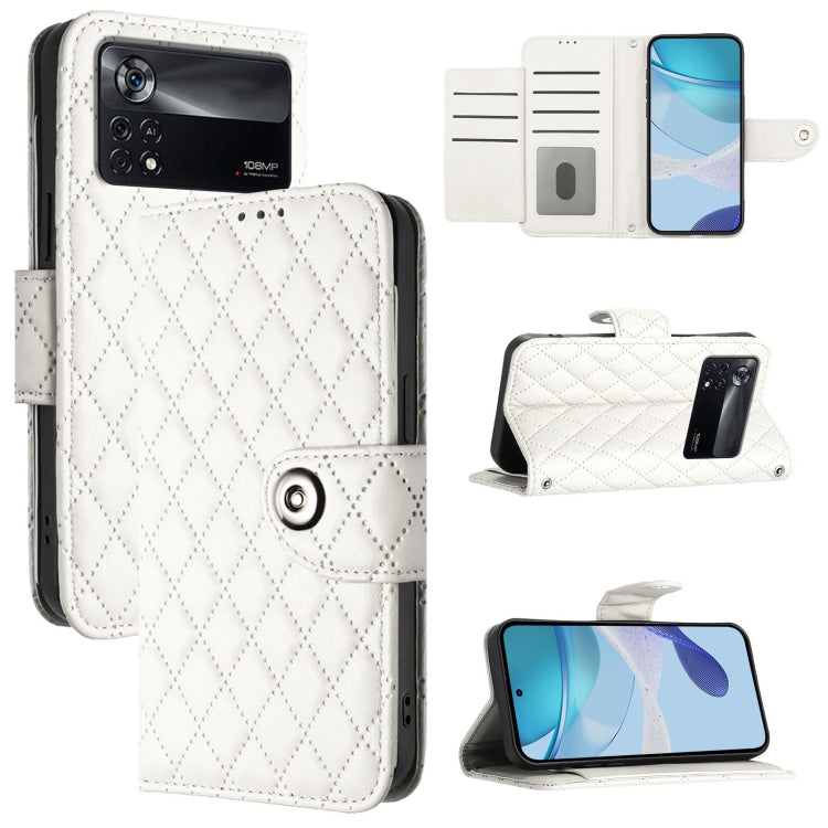 Rhombic Texture Flip Leather Phone Case with Lanyard, For Xiaomi Civi 1S, For Xiaomi Poco M4 Pro 5G, For Xiaomi Poco M4 Pro 4G, For Xiaomi Poco X4 Pro 5G, For Xiaomi Mi 11 Lite 4G / 5G, For Xiaomi 11 Lite 5G NE, For Xiaomi 11T / 11T Pro                ...