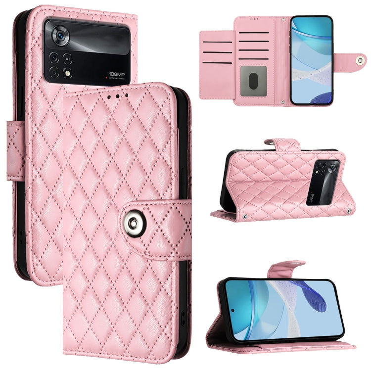 Rhombic Texture Flip Leather Phone Case with Lanyard, For Xiaomi Civi 1S, For Xiaomi Poco M4 Pro 5G, For Xiaomi Poco M4 Pro 4G, For Xiaomi Poco X4 Pro 5G, For Xiaomi Mi 11 Lite 4G / 5G, For Xiaomi 11 Lite 5G NE, For Xiaomi 11T / 11T Pro                ...