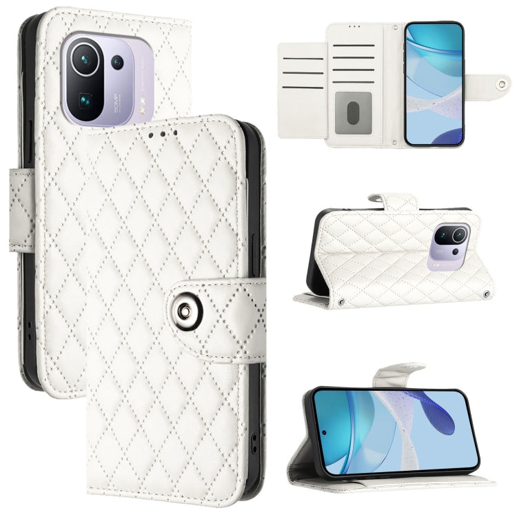 Rhombic Texture Flip Leather Phone Case with Lanyard, For Xiaomi Poco X3 GT, For Xiaomi Poco F3, For Xiaomi Mi 11i / 11X / 11X Pro, For Xiaomi Poco X3 / X3 NFC / X3 Pro, For Xiaomi Mi 11 Ultra, For Xiaomi Mi 11 Pro, For Xiaomi Poco M3 / Redmi 9T       ...