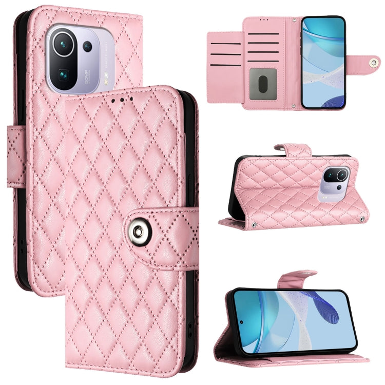 Rhombic Texture Flip Leather Phone Case with Lanyard, For Xiaomi Poco X3 GT, For Xiaomi Poco F3, For Xiaomi Mi 11i / 11X / 11X Pro, For Xiaomi Poco X3 / X3 NFC / X3 Pro, For Xiaomi Mi 11 Ultra, For Xiaomi Mi 11 Pro, For Xiaomi Poco M3 / Redmi 9T       ...