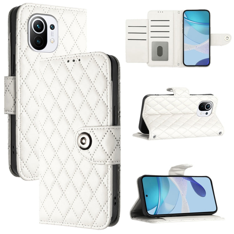Rhombic Texture Flip Leather Phone Case with Lanyard, For Xiaomi Poco X3 GT, For Xiaomi Poco F3, For Xiaomi Mi 11i / 11X / 11X Pro, For Xiaomi Poco X3 / X3 NFC / X3 Pro, For Xiaomi Mi 11 Ultra, For Xiaomi Mi 11 Pro, For Xiaomi Poco M3 / Redmi 9T       ...